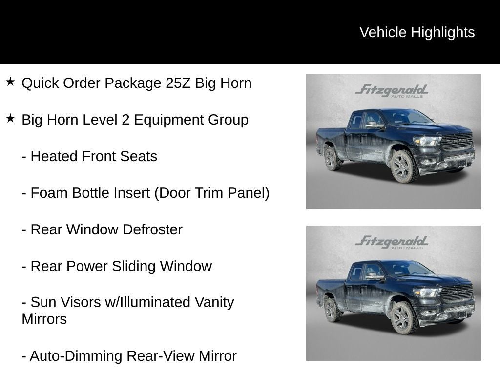 2020 RAM 1500 Big Horn/Lone Star