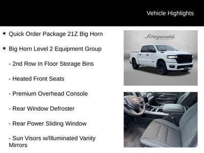 2025 RAM 1500 Big Horn/Lone Star