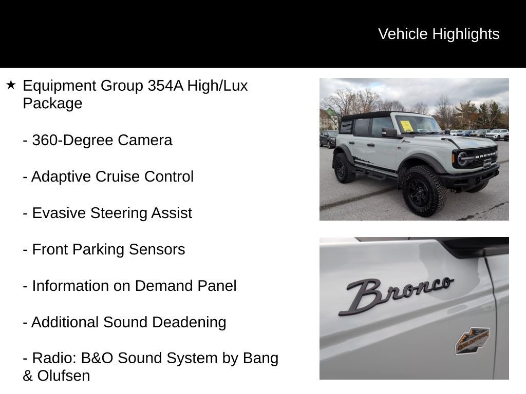 2024 Ford Bronco Wildtrak