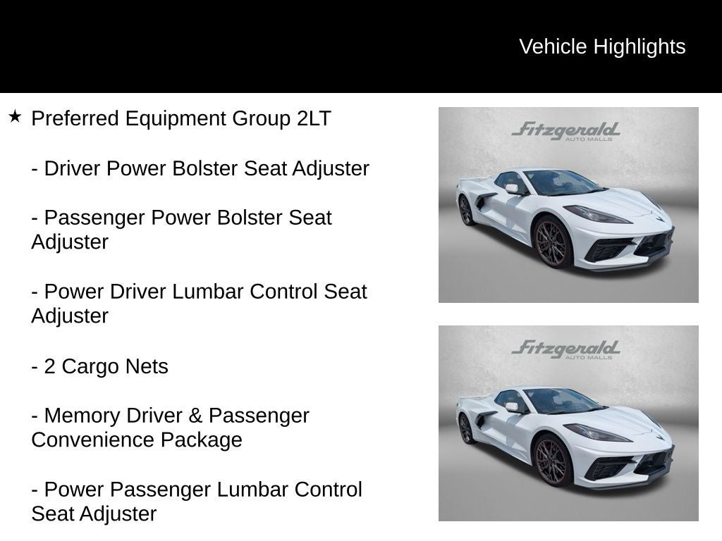 2025 Chevrolet Corvette Stingray 2LT