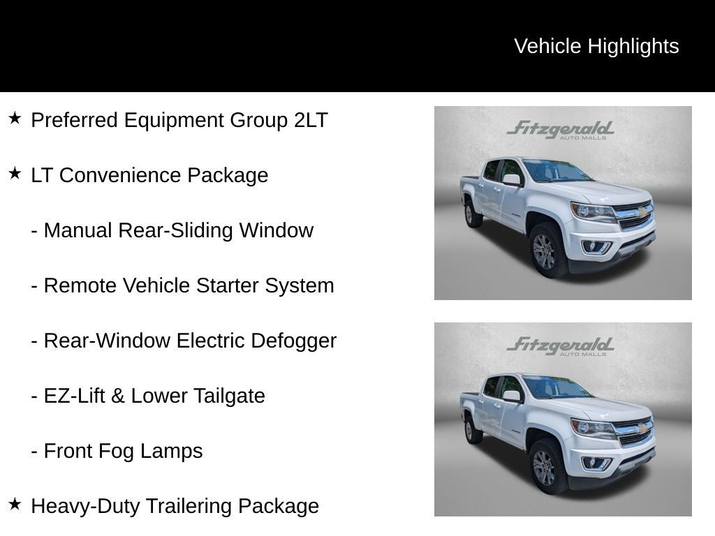 2017 Chevrolet Colorado LT