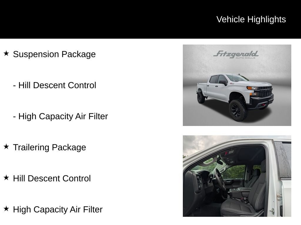 2020 Chevrolet Silverado 1500 Custom Trail Boss