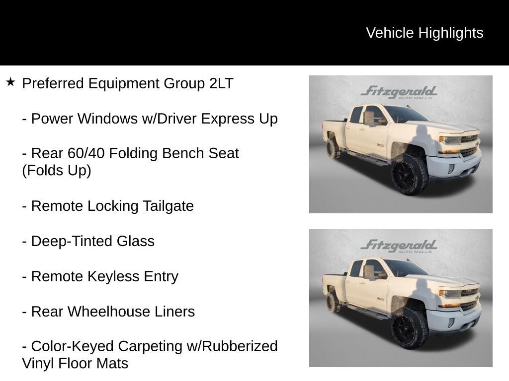 2017 Chevrolet Silverado 1500 LT LT2