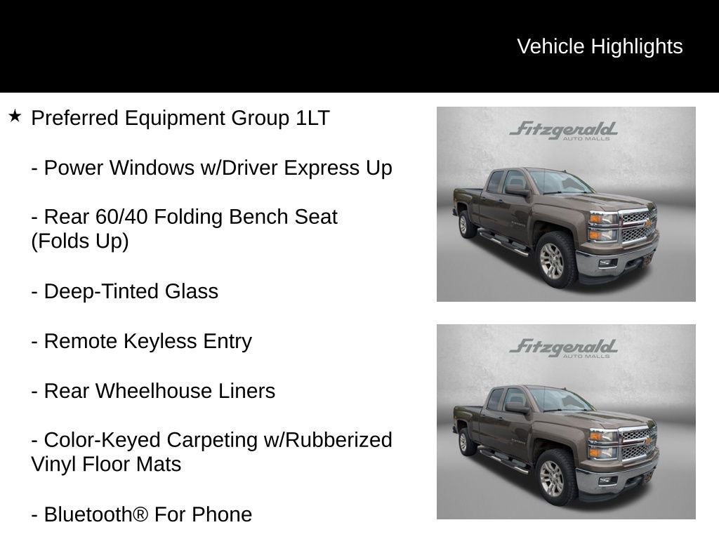2014 Chevrolet Silverado 1500 LT LT1