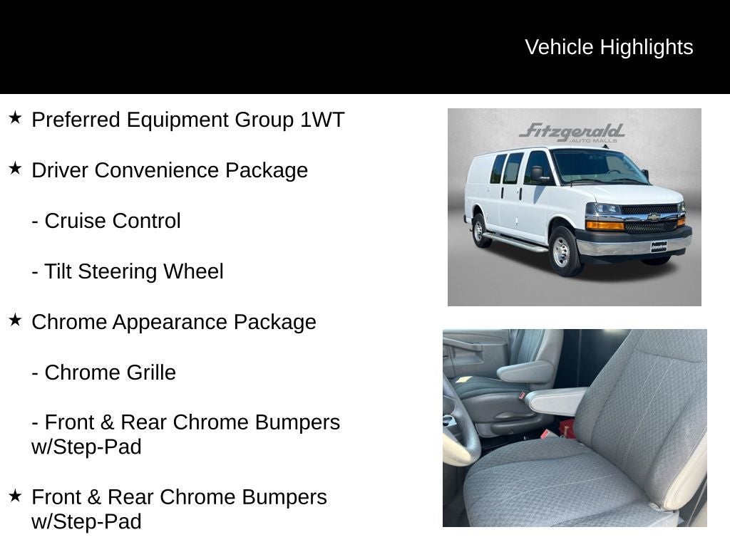 2024 Chevrolet Express 2500 Work Van Cargo