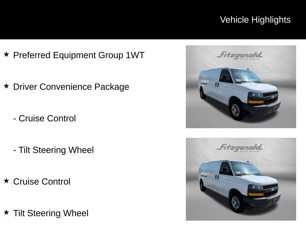 2023 Chevrolet Express 2500 Work Van Cargo