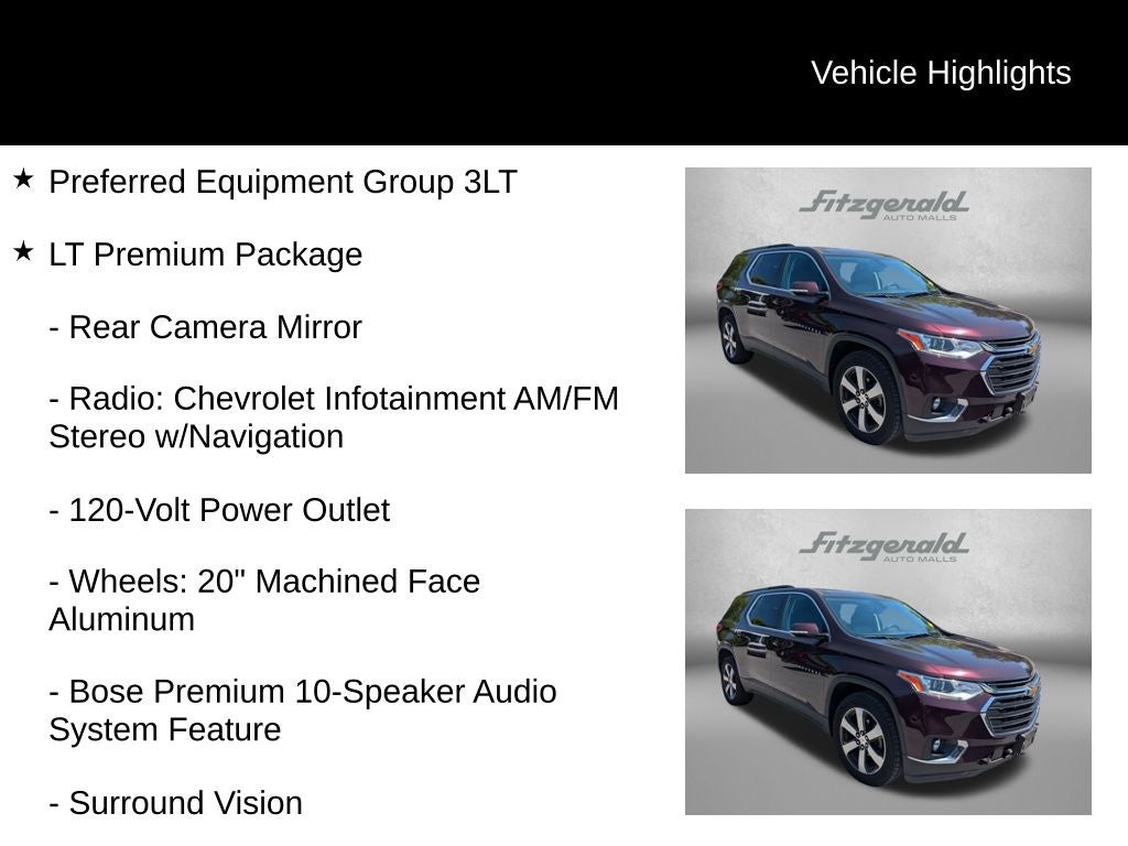 2019 Chevrolet Traverse 3LT