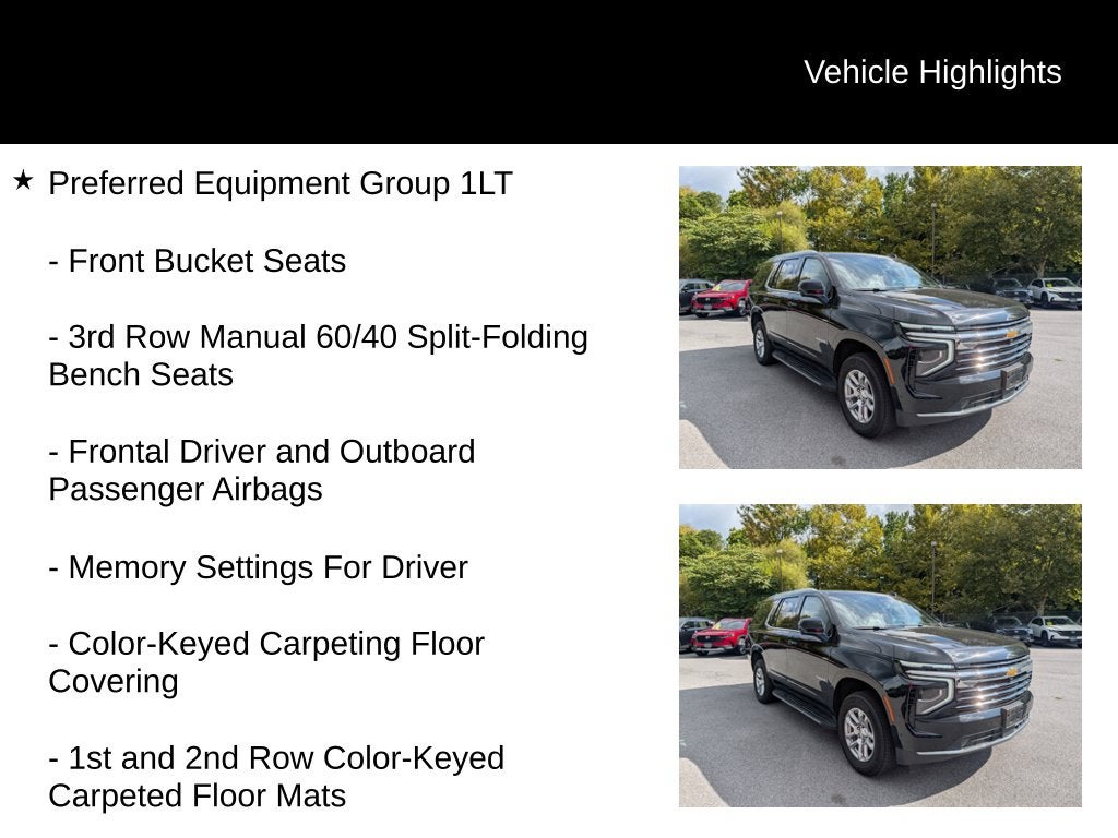 2025 Chevrolet Tahoe LT