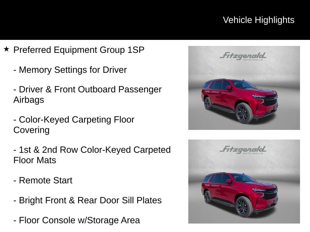 2024 Chevrolet Tahoe RST