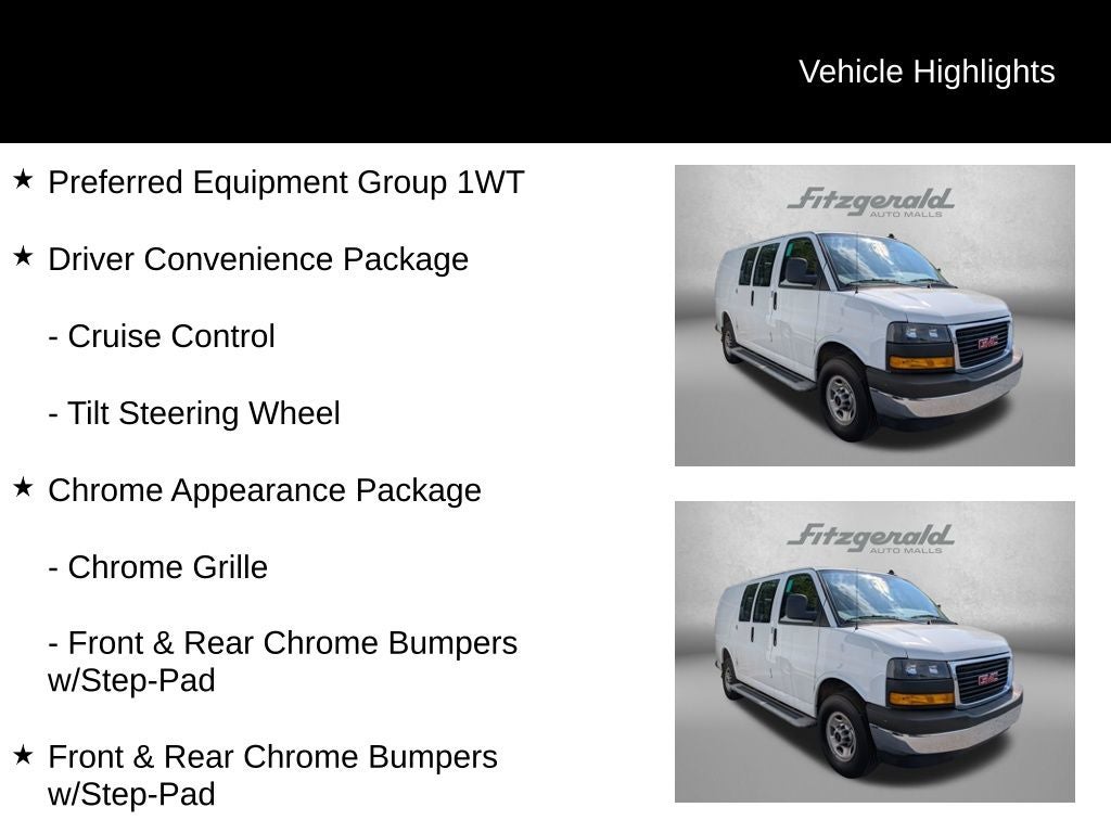 2024 GMC Savana 2500 Work Van