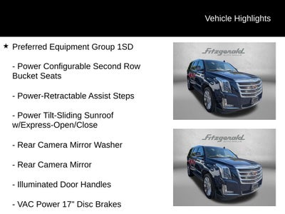 2019 Cadillac Escalade Platinum Edition
