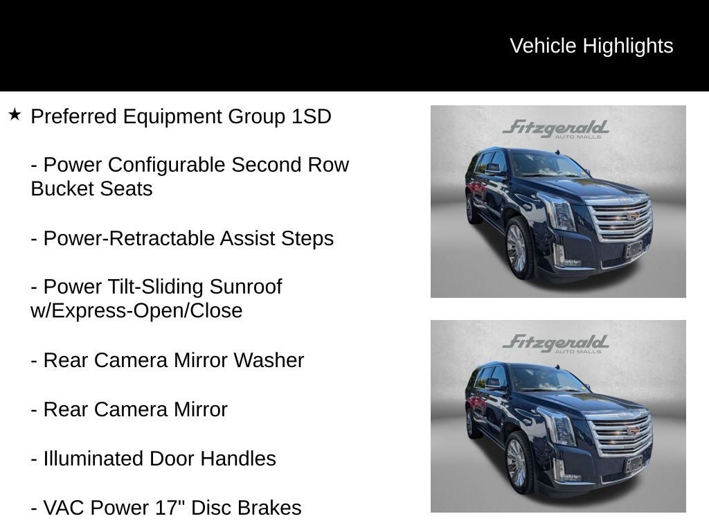 2019 Cadillac Escalade Platinum Edition