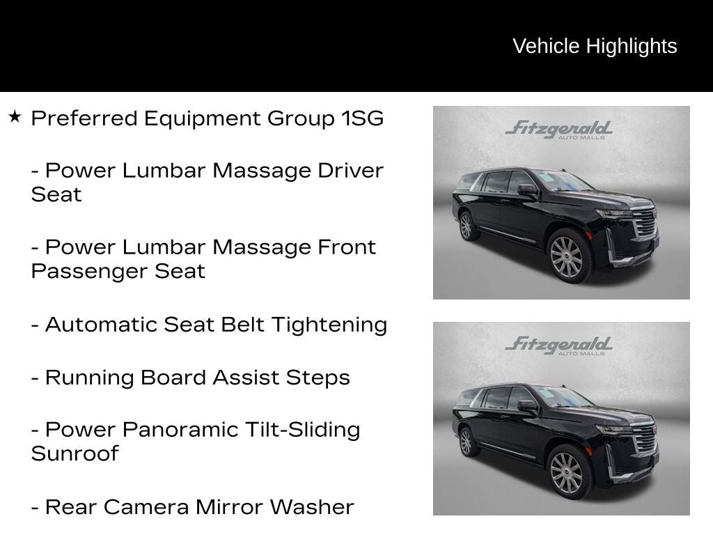2024 Cadillac Escalade ESV Premium Luxury Platinum