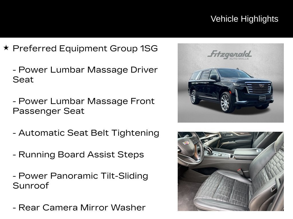 2024 Cadillac Escalade ESV Premium Luxury Platinum