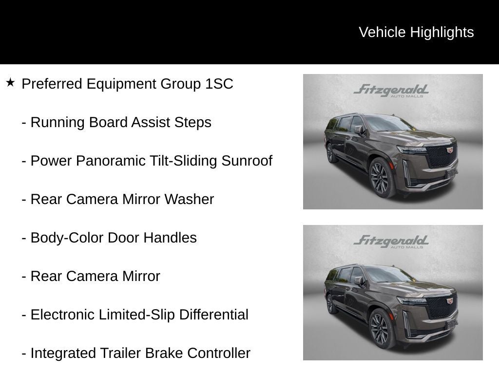 2021 Cadillac Escalade ESV Sport