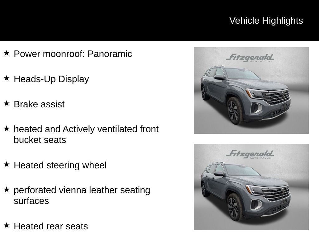 2025 Volkswagen Atlas 2.0T SEL