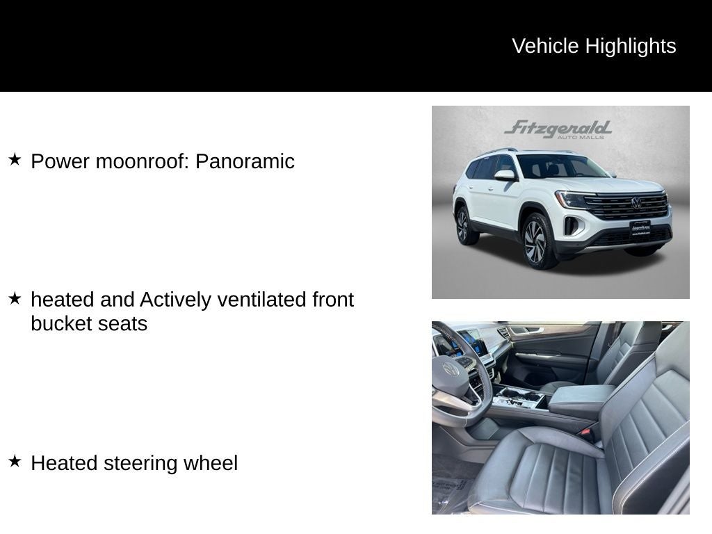 2025 Volkswagen Atlas 2.0T SEL