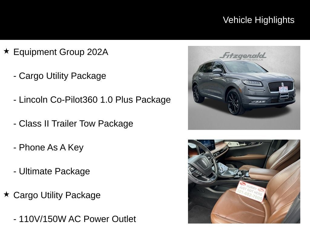 2022 Lincoln Nautilus Reserve