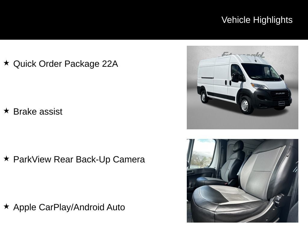 2023 RAM ProMaster 2500 High Roof