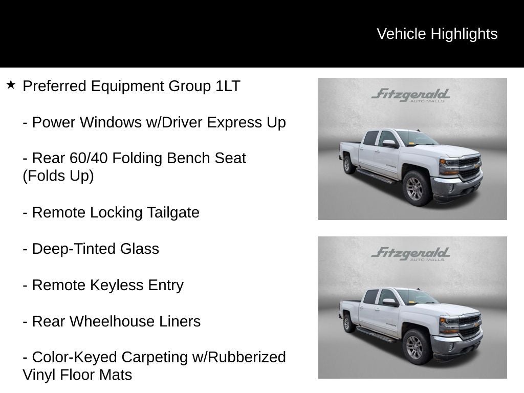 2017 Chevrolet Silverado 1500 LT LT1