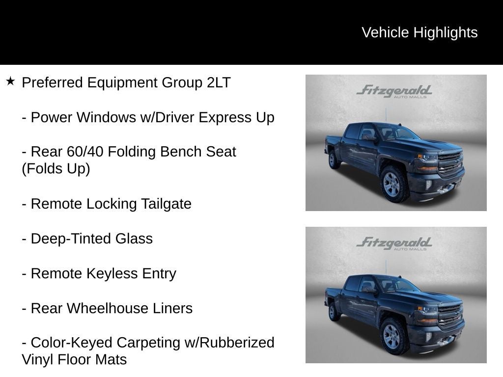 2018 Chevrolet Silverado 1500 LT LT2