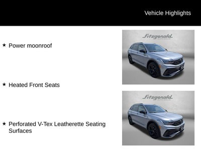 2024 Volkswagen Tiguan 2.0T SE R-Line Black