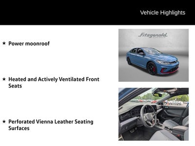 2026 Volkswagen Jetta GLI 2.0T Autobahn