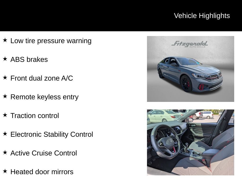 2024 Volkswagen Jetta GLI 40TH ANNIVERSARY