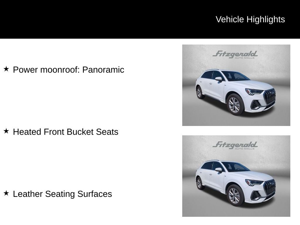 2025 Audi Q3 Premium S Line quattro
