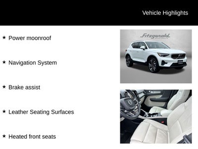 2023 Volvo XC40 B4 Plus Bright Theme