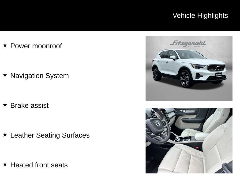 2023 Volvo XC40 B4 Plus Bright Theme