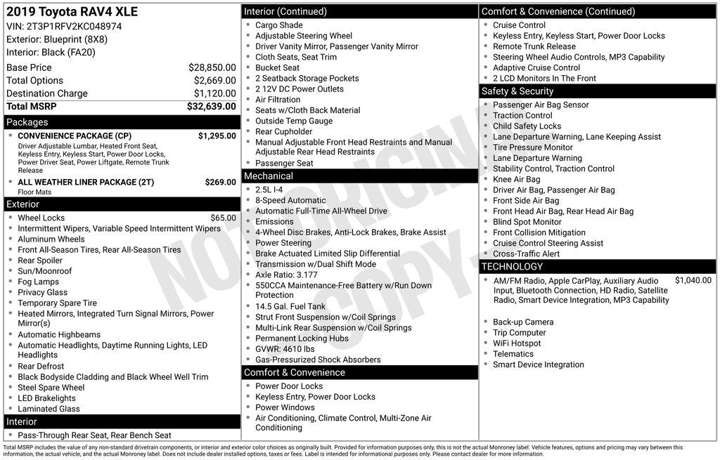 2019 Toyota RAV4 XLE