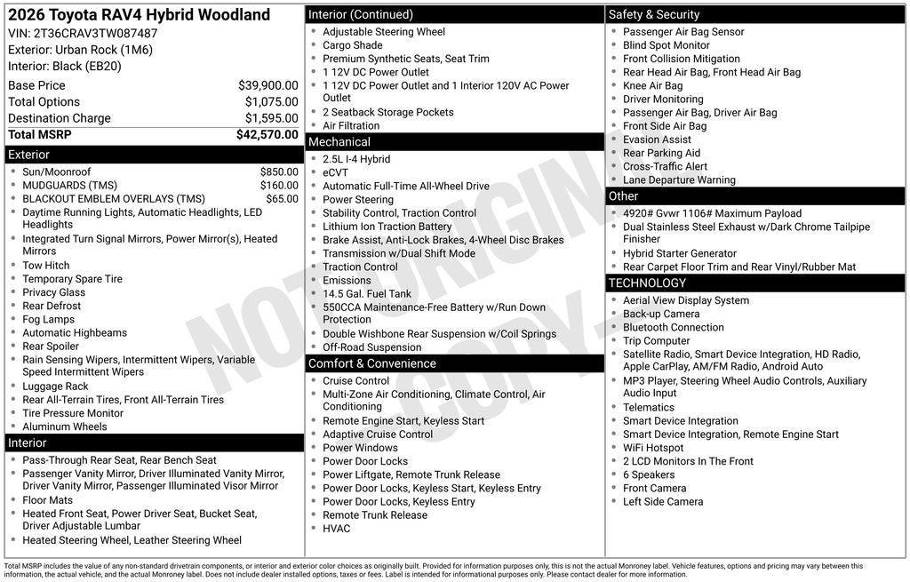 2026 Toyota RAV4 Woodland