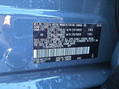 2026 Toyota RAV4 XSE