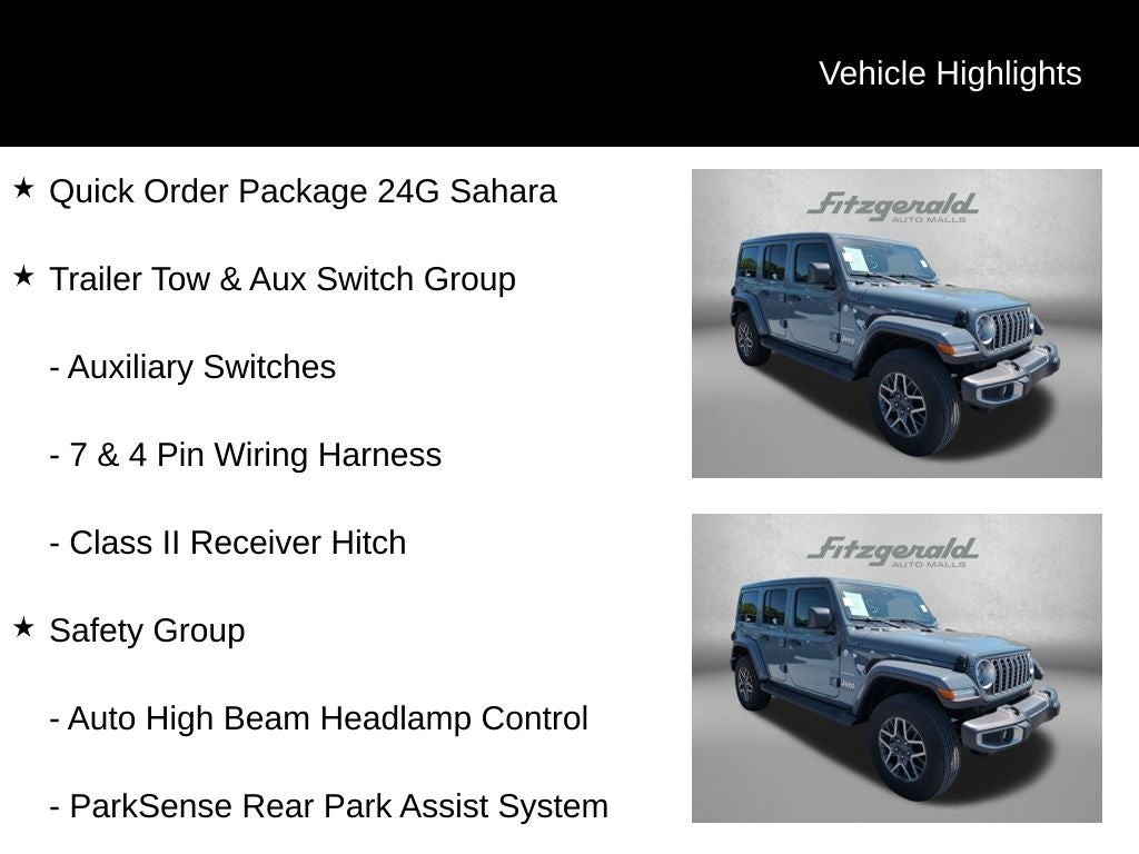2024 Jeep Wrangler Sahara